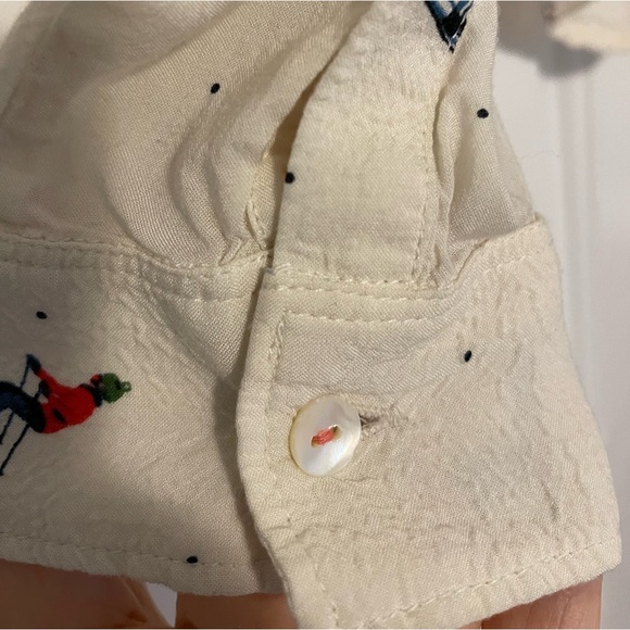 Maeve Anthropologie Larkin Skier Ski Resort Button Up
Shirt Blouse Size 6 - Picture 5 of 10